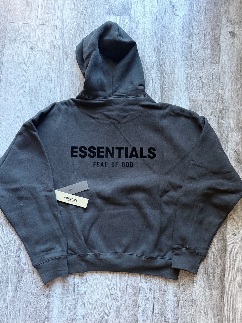 Fear of God Essentials Black Hoodie - Picture 2 of 5